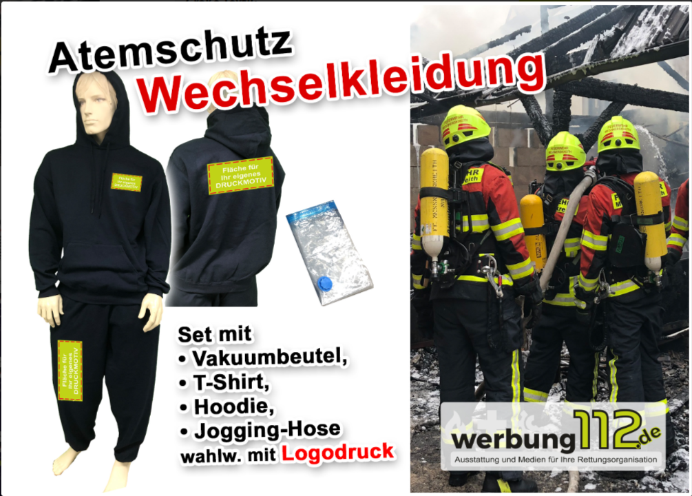Atemschutz Wechselkleidung Set  